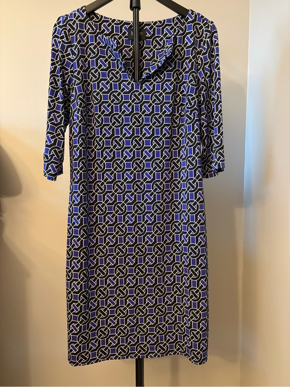 Laundry by Design Size 6 Geometric Print Women's Sheath Dress